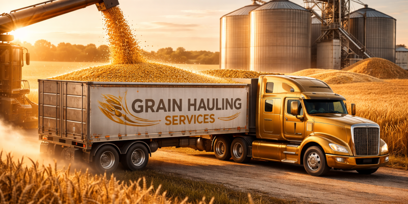 Golden harvest at sunset
